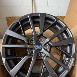 OEM  +22 WRX wheels  18x8.5 with 20mm spacers