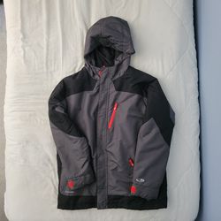  Champion Ski Jacket. Grey/Black .L (12-14)