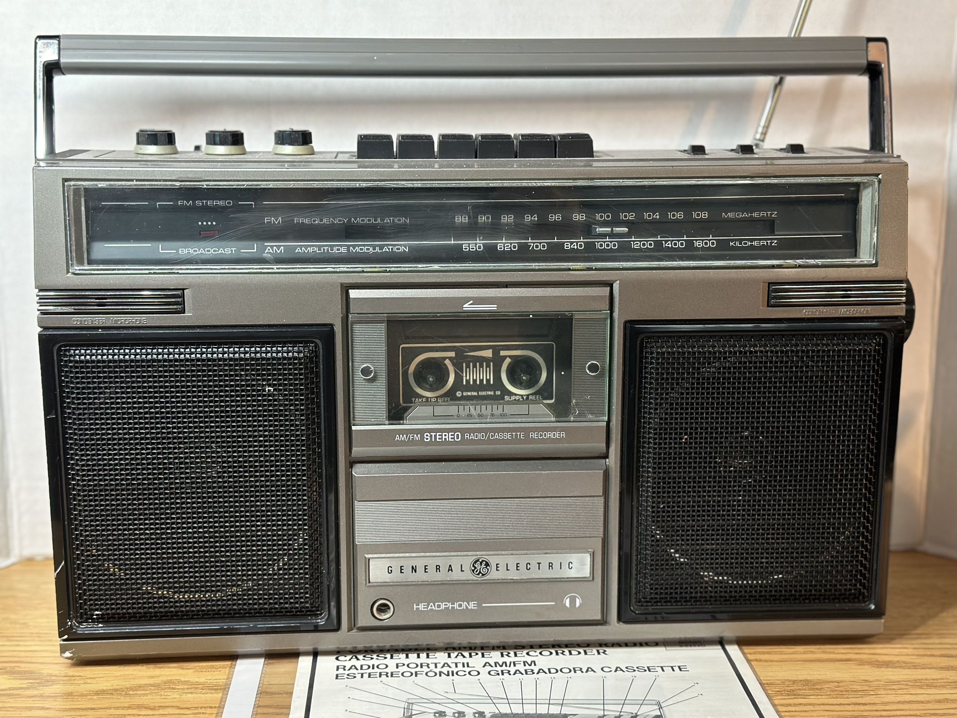 GE cassette radio from 1984 