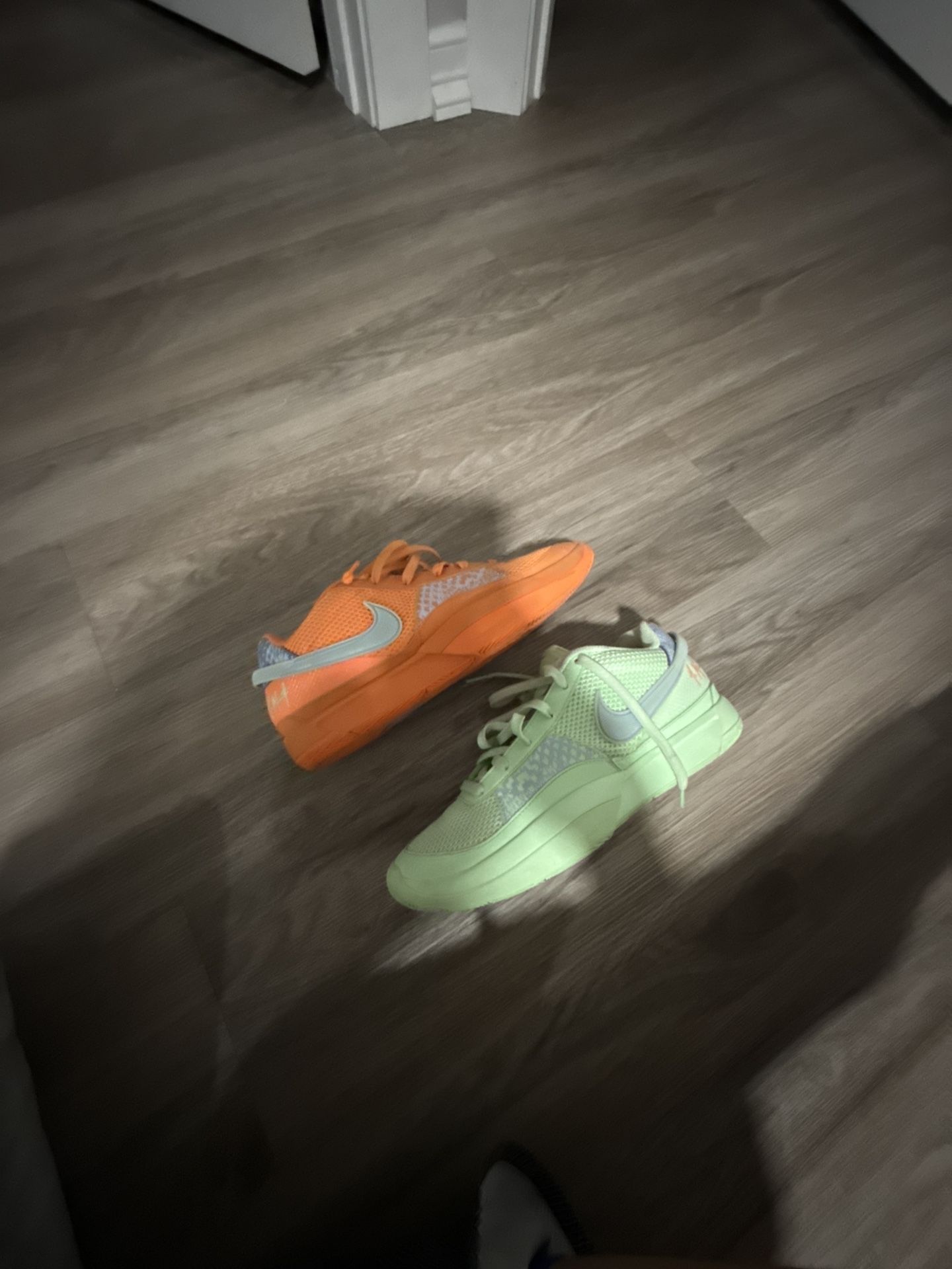 Ja 1 Nike Orange And Teal 8.5