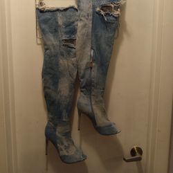 LILIANA SIZE 10 THIGH HIGH BOOTS NEVER WORN 