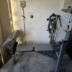 Weight Bench And Weights