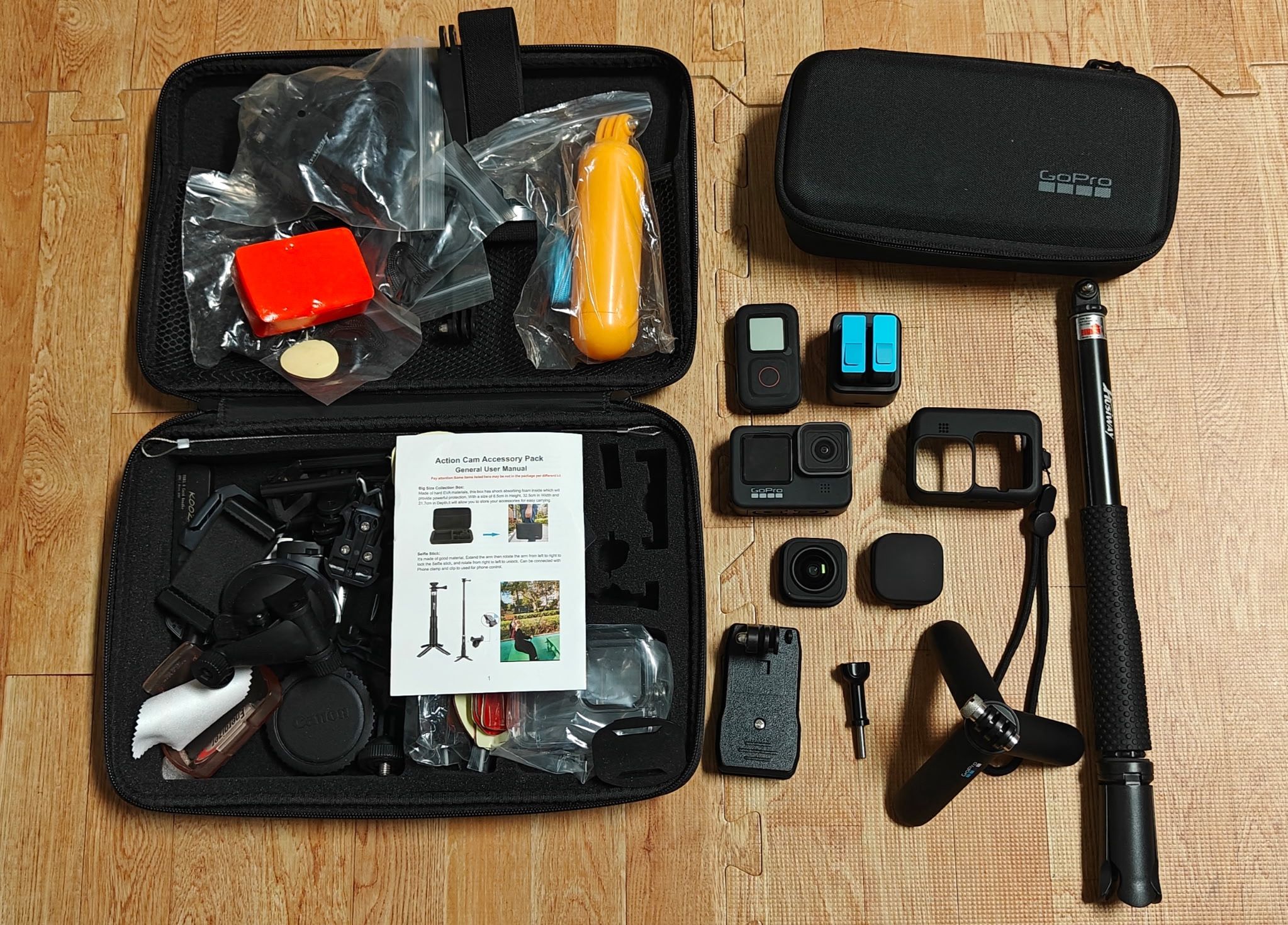 GoPro Hero 9 With Other Accessories 