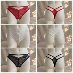 NEW/NUEVO thong lingerie S/M/L 1for$15 or 3for$40/ lencería de tanga S/M/L 1x$15 o 3x$40