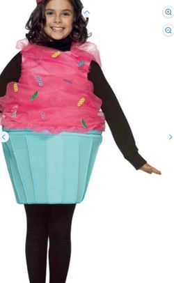 Cup cake costume for child size 7-10