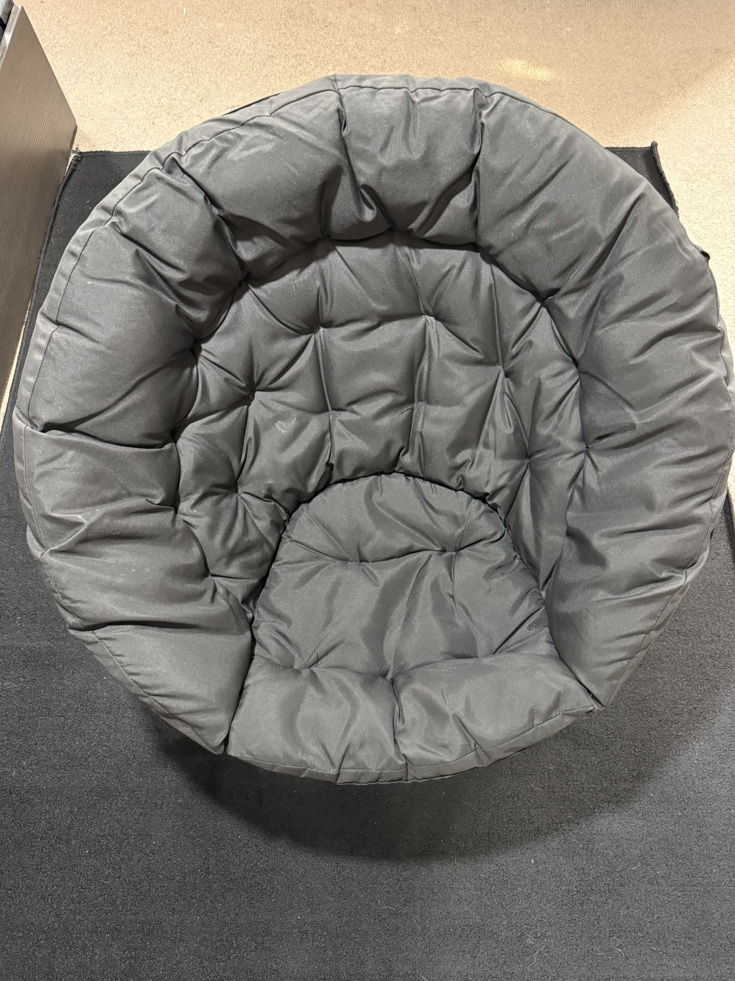Black Saucer Folding Chair $40 Or Best Offer