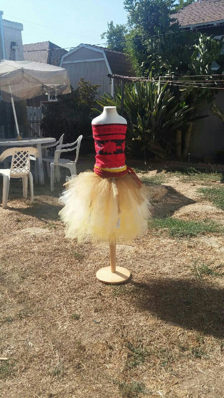 moana tutu dress