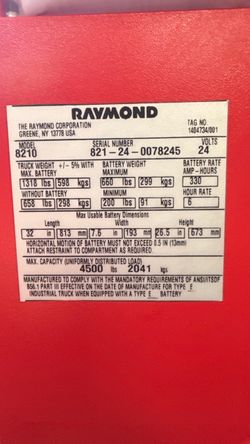 Raymond pallet jack