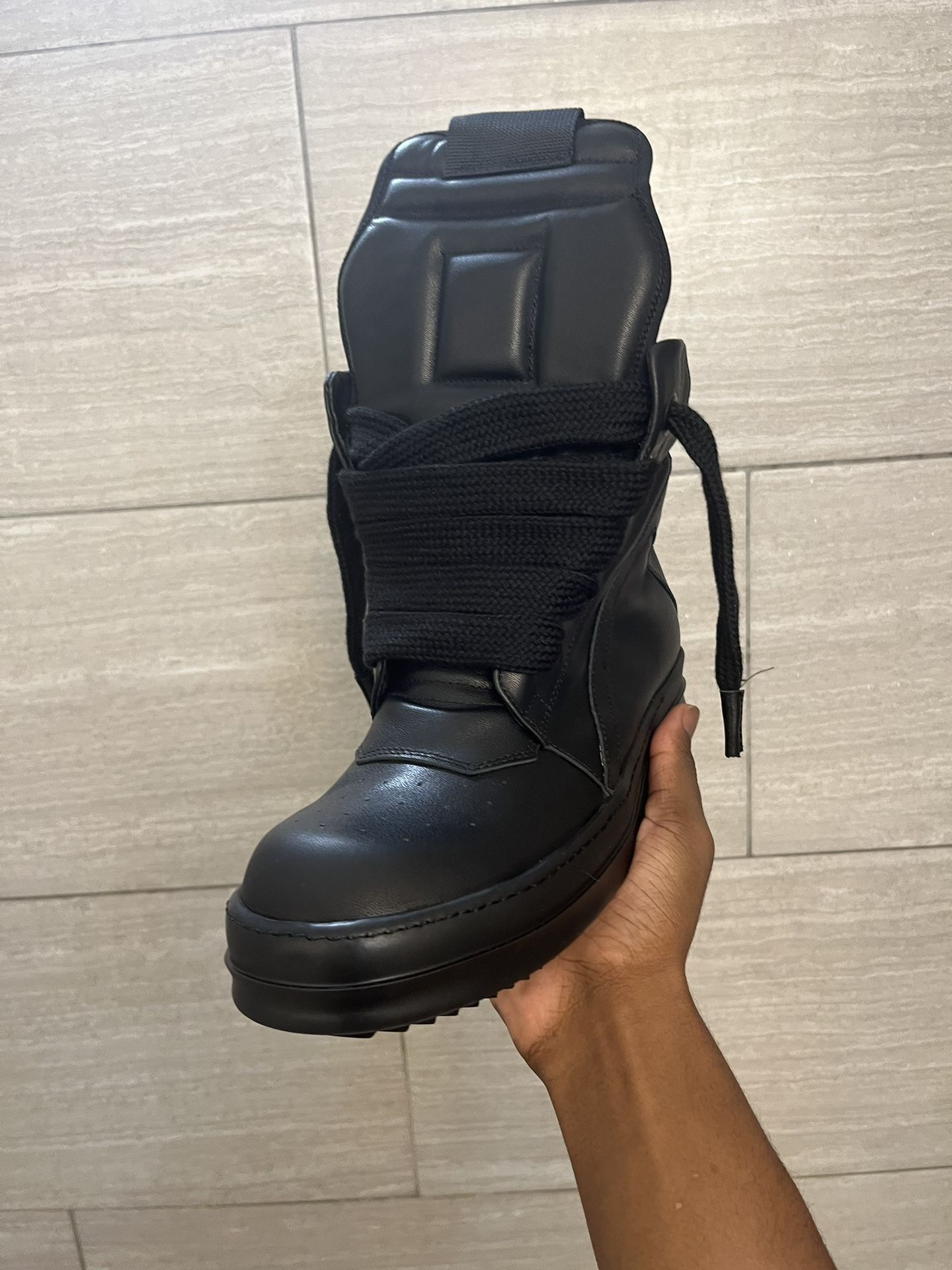 Geobasket Jumbo Lace Rick Owen’s 42