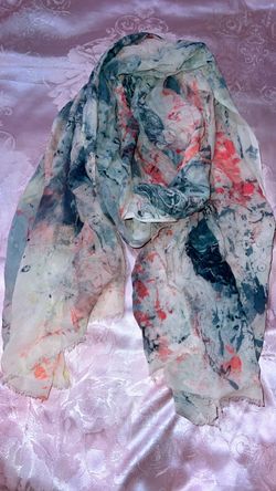 Abstract Print Lightweight Scarf