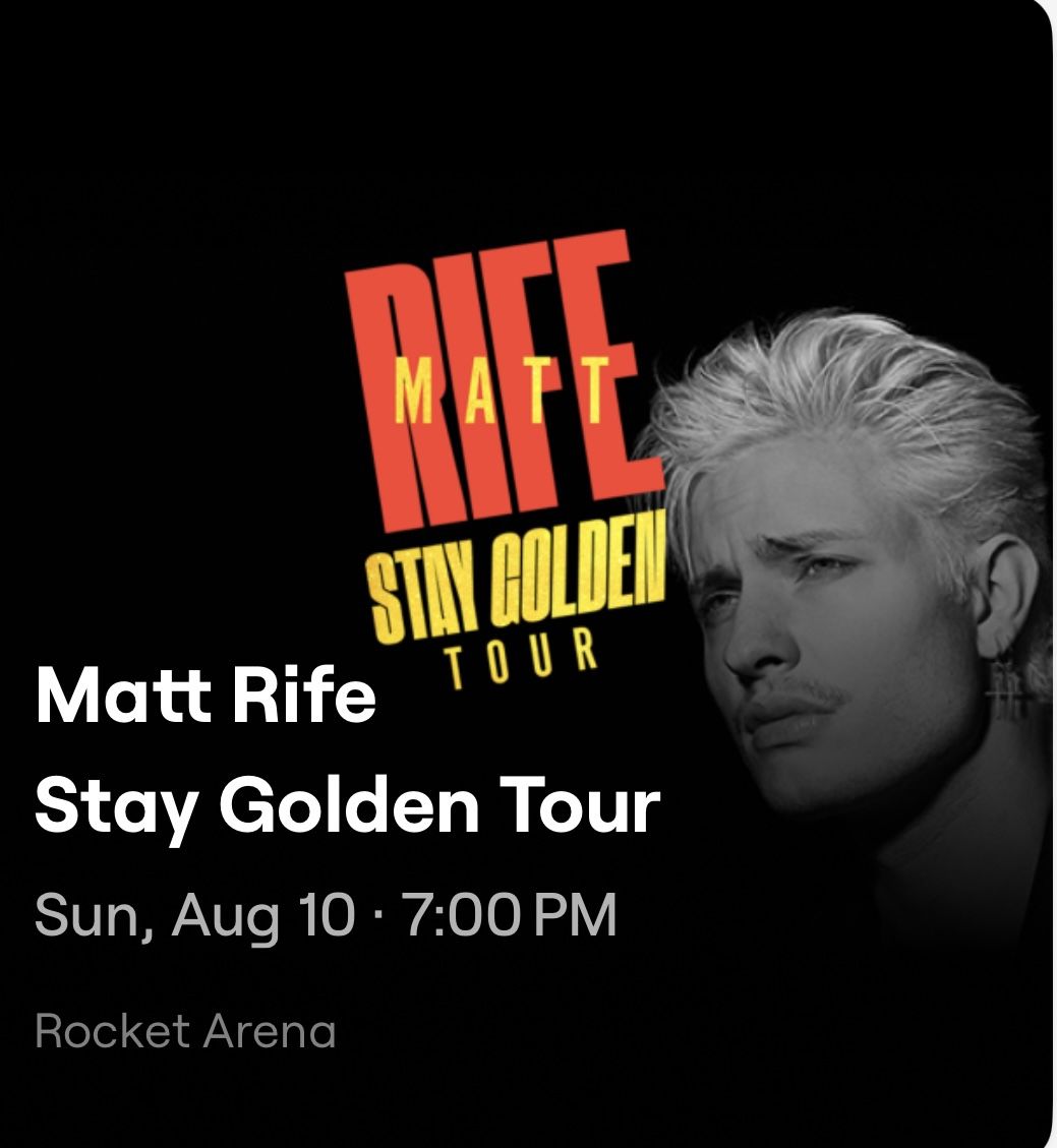 Matt Rife Tickets