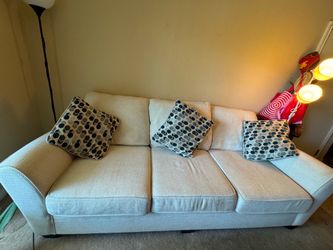 MOR White couch