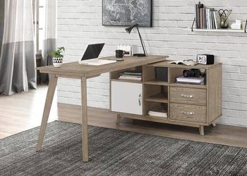 L-Shaped Desk with Open shelves ONLY $515- SALE!