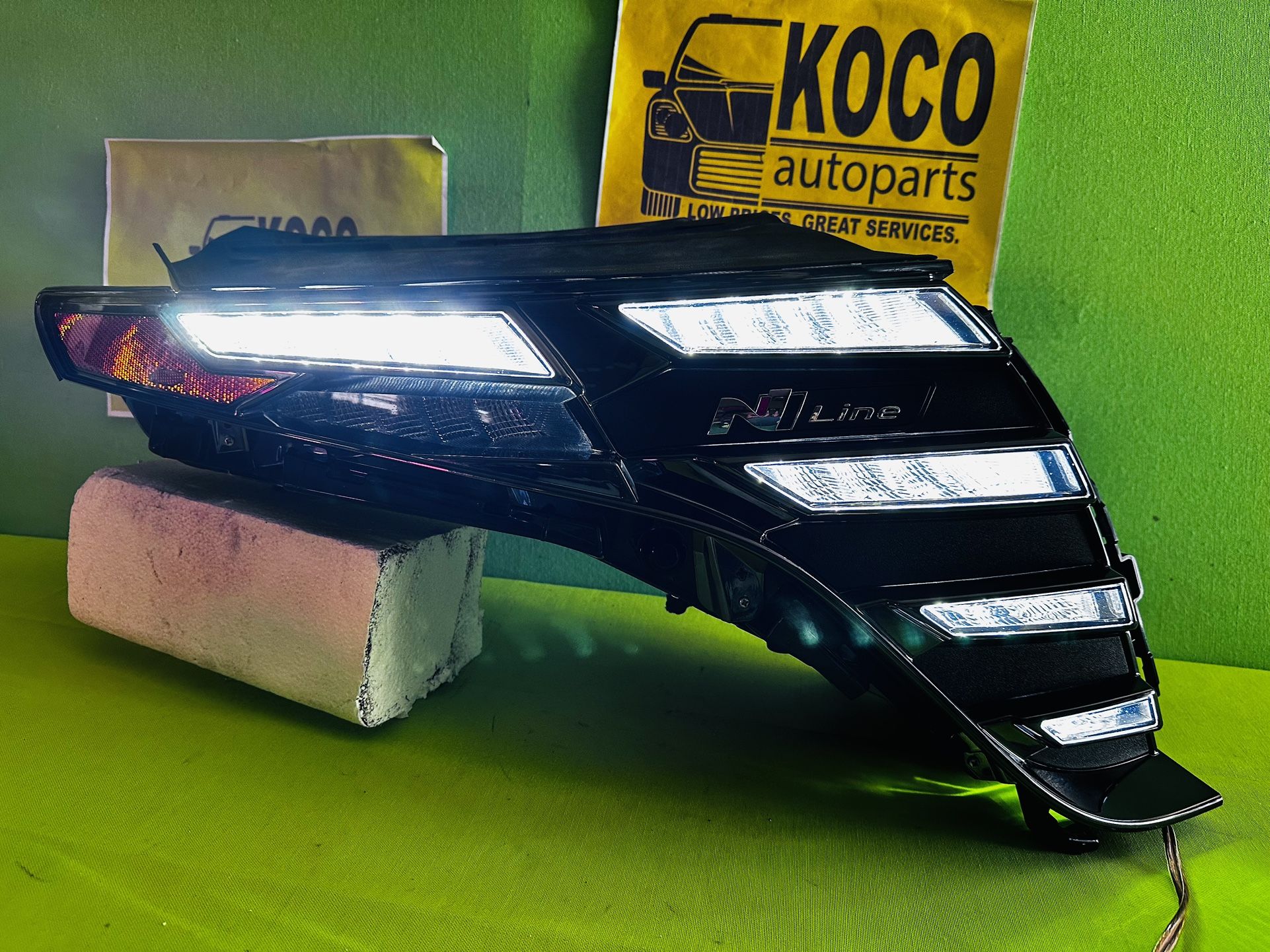 2022 - 2024 HYUNDAI TUCSON N-LINE LED HEADLIGHT DRL RUNNING LAMP RIGHT SIDE OEM