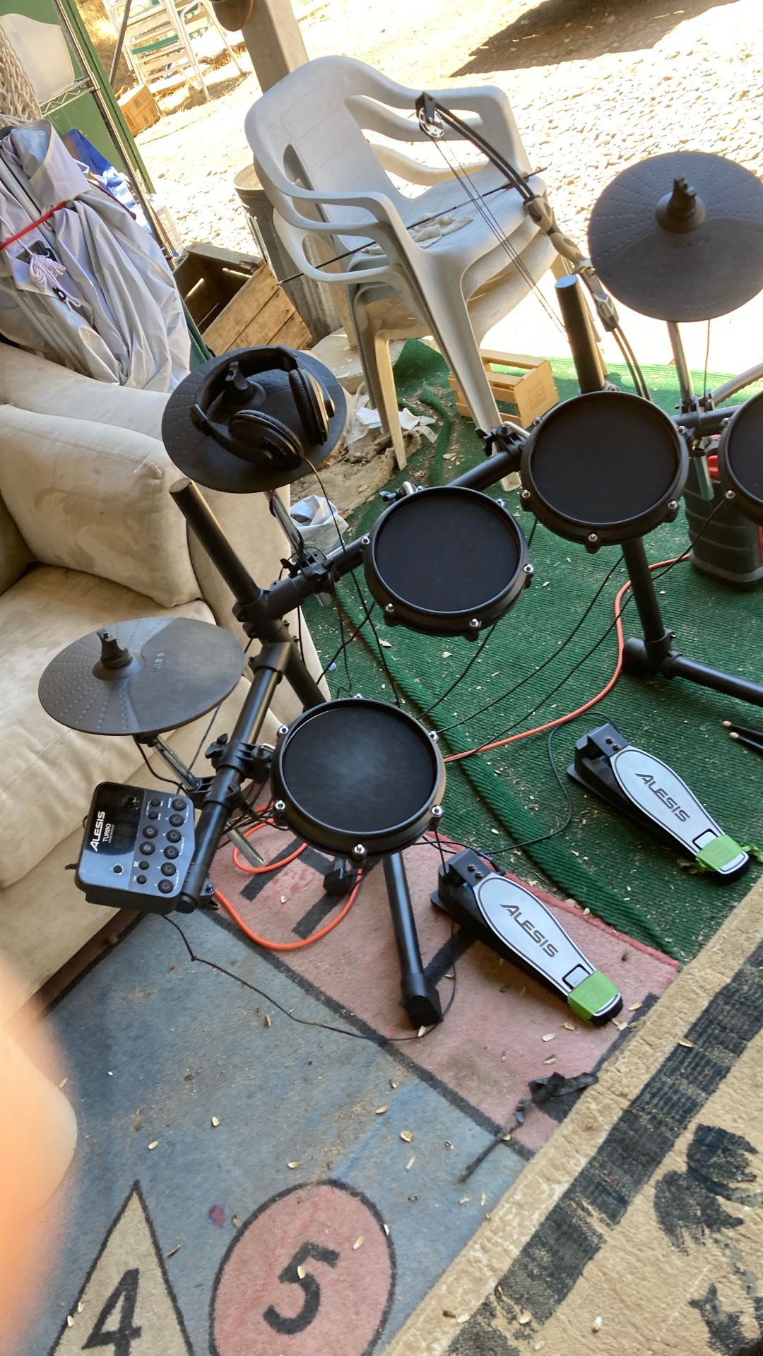 Alesia Electric Turbo 7 pc Drum Set