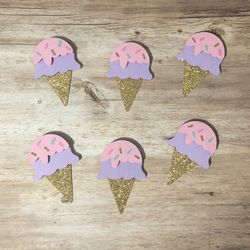 Small Ice Cream Cutouts