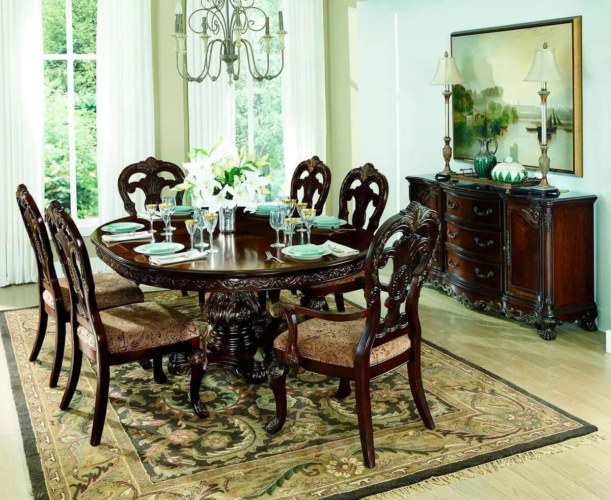 7 Pieces Dining Table Set (MASP:$2235 Not Including Tax)
