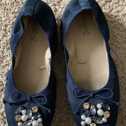 Zara embellised flats