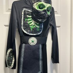 Light Up Skelton Halloween Costume Boy Large 