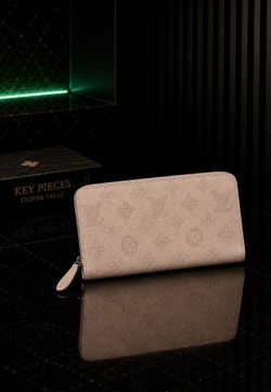 Gray zippy wallet