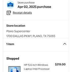 HP laptop Brand New/HP 15.6" Intel Laptop