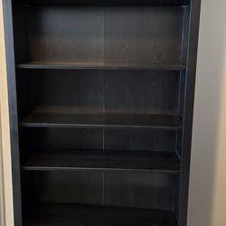 Black IKEA Bookshelves
