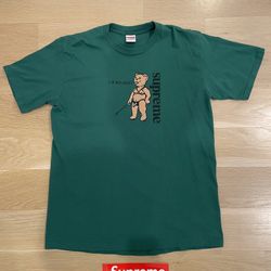 Supreme Not Sorry Tee Light Pine Green Large