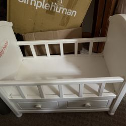American Girl Brand Bitty Baby Crib With Drawer