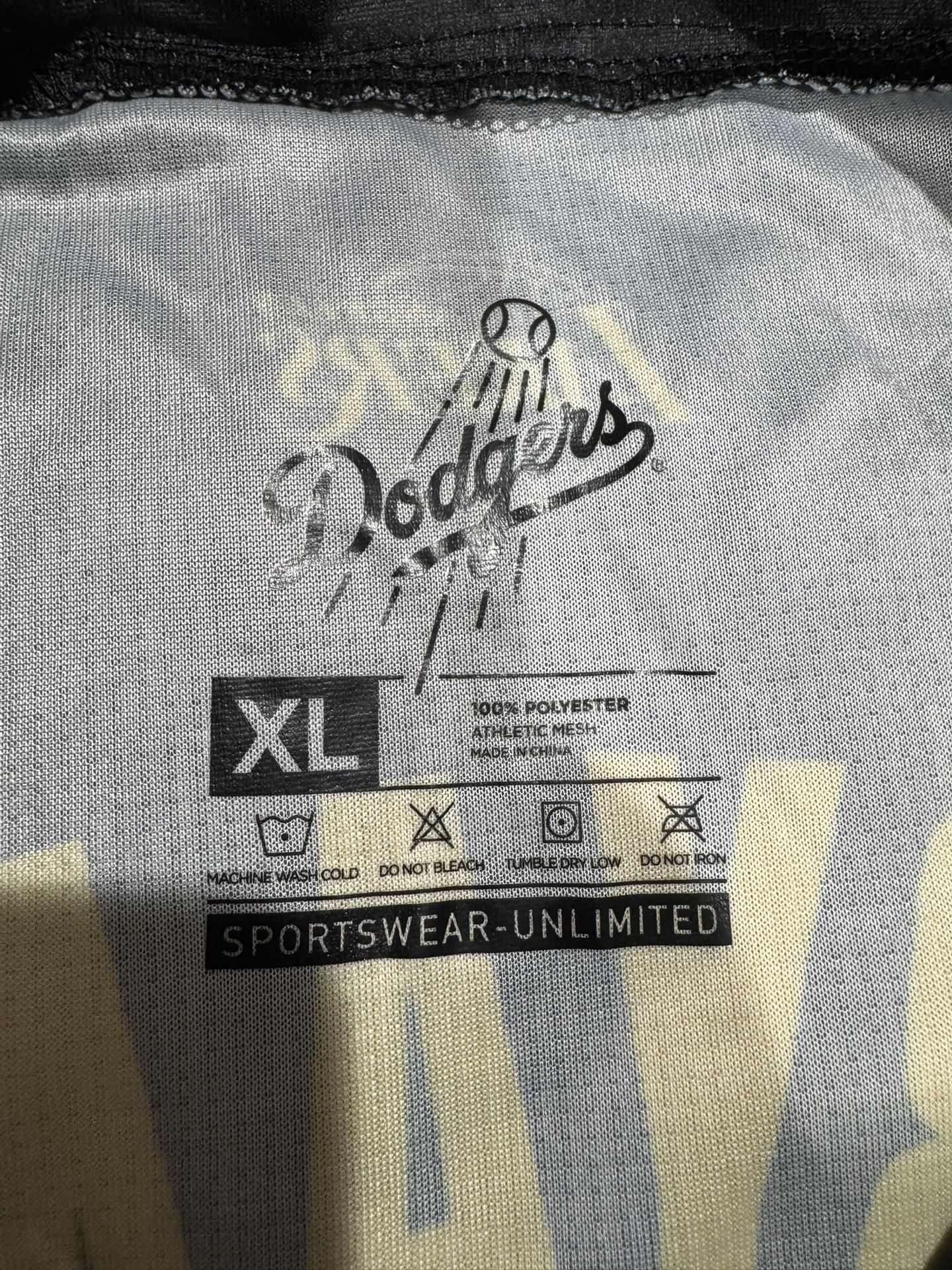Camisa De Béisbol De Los Dodger