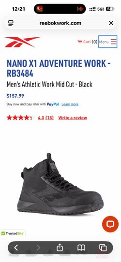 Reebok Nano X1 Adventure Work Mid Cut Boots