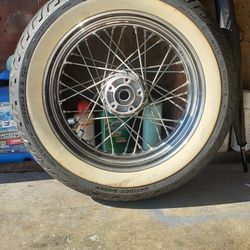 Dunlop D402 HD Front Tire & Rim