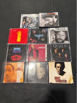 Variety of rock CDs