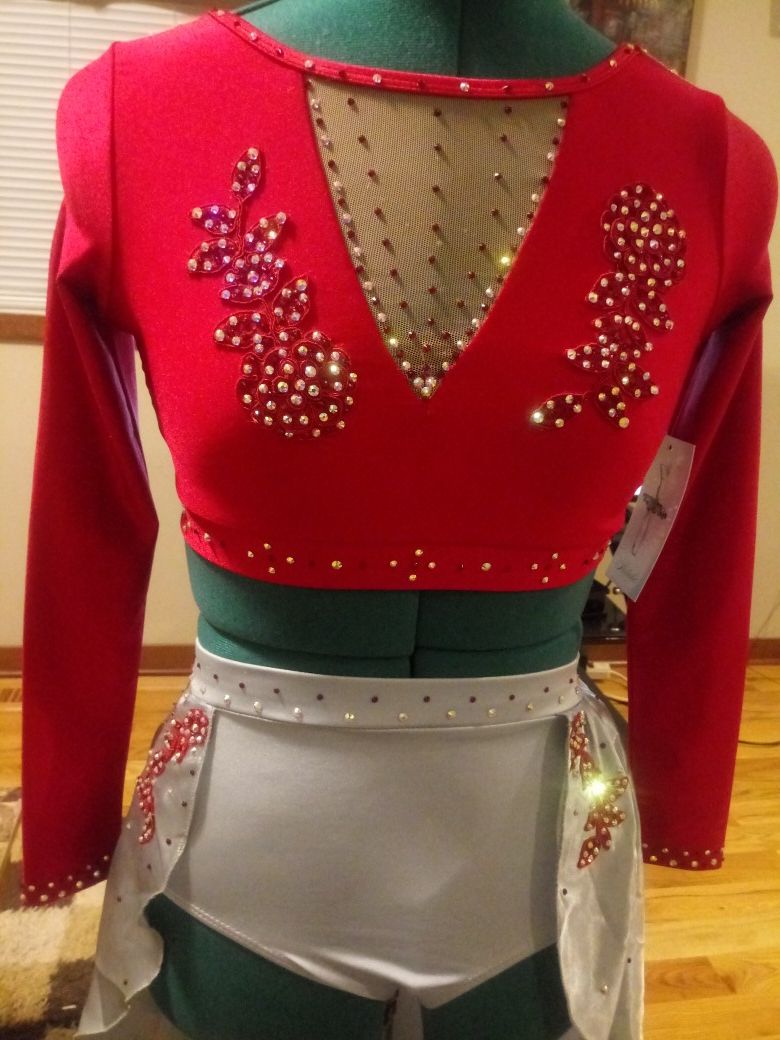 Girls size medium semi custom dance costume