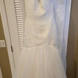 Mori Lee by Madeline Gardner Ivory Wedding Dress – Never Worn, Elegant, Affordable!