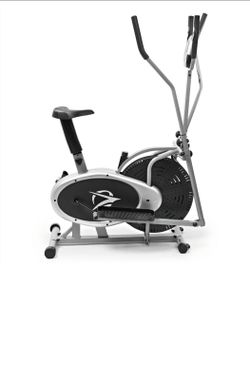 Plasma Fit 2 in 1 Elliptical Trainer Bike $200 Value