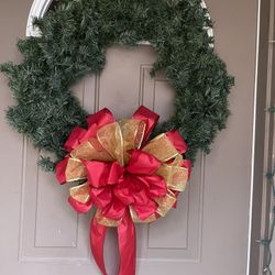 Plain Christmas  Wreath 24”(big)