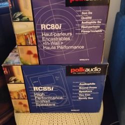 Polk Audio In Wall Speakers And Subwoofer