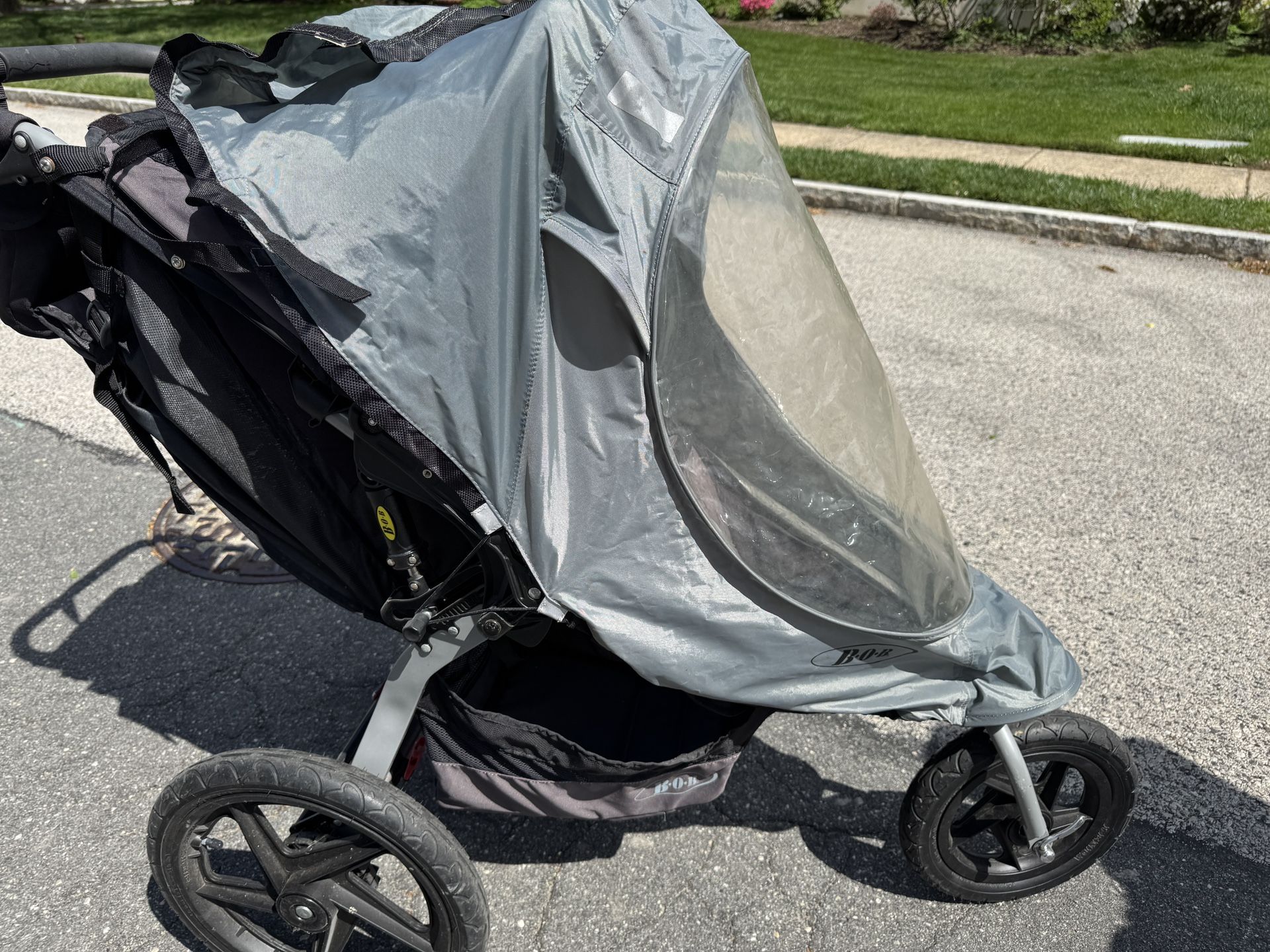BOB Jogging Stroller And Rain Cover