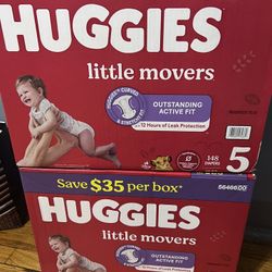 Huggies Size  5 148  Piece One Box $35