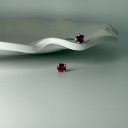 Ruby Stud Earrings
