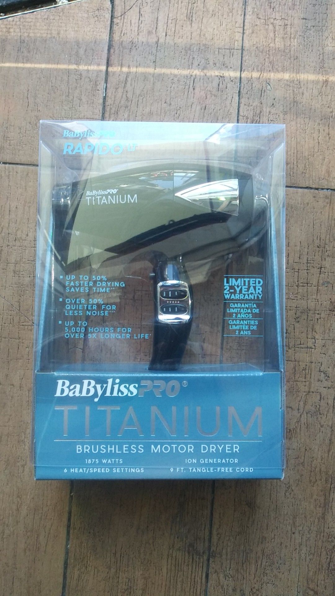 Babyliss pro titanium rapido hair dryer