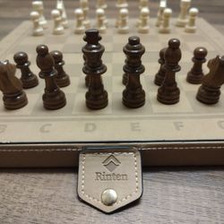 Rinten  Luxury Chess/Checkers Set