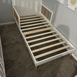 Toddler Bed Frame - White - $60