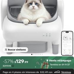 FUMOI Smart Self-Cleaning Litter Box for Multiple Cats | APP Control, Safety