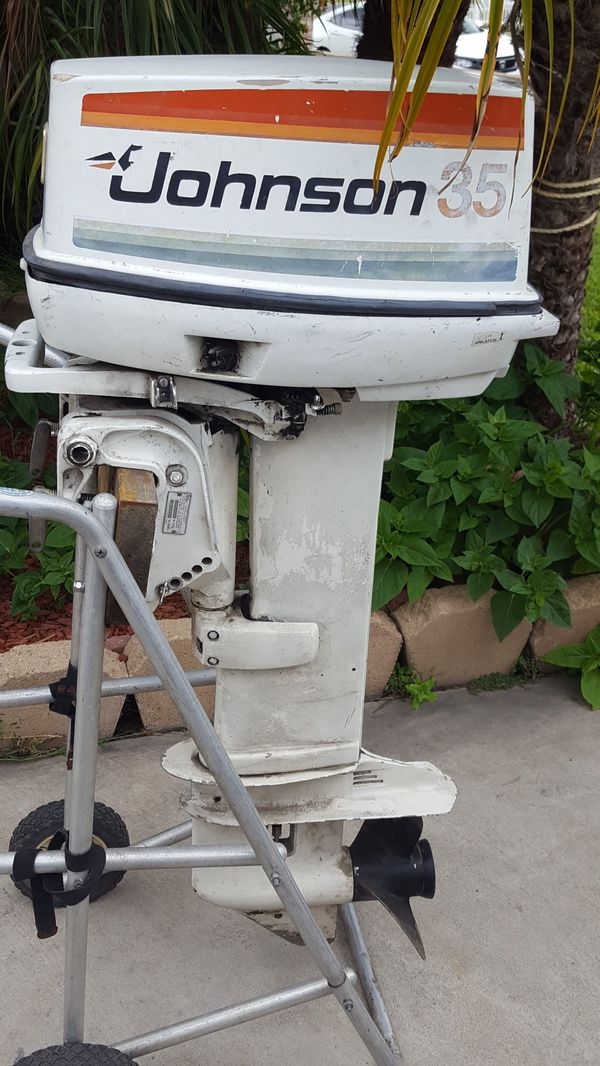 Johnson 35 horsepower long shaft electric start outboard for Sale in ...