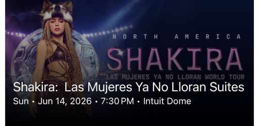 Shakira tickets