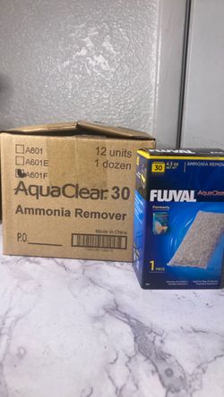 12 Pack - Fluval AquaClear 30 Ammonia Remover Filter Inserts (Brand New)