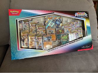 Pokemon | Prismatic Evolutions Lucario & Tyranitar Premium Collection - SEALED, MINT