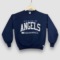 Anaheim Angels Sweater Sweatshirt Hoodie Jersey Jacket Shirt Laa Los Angeles Mlb Starter Russell Athletic Chalk Line Nike Adidas Rare Vtg Vintage Rare