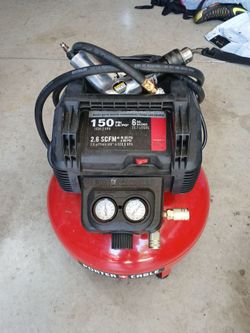 Porter cable 6 gallon air compressor 150PSI